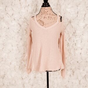 Free People Cold Shoulder Sweater